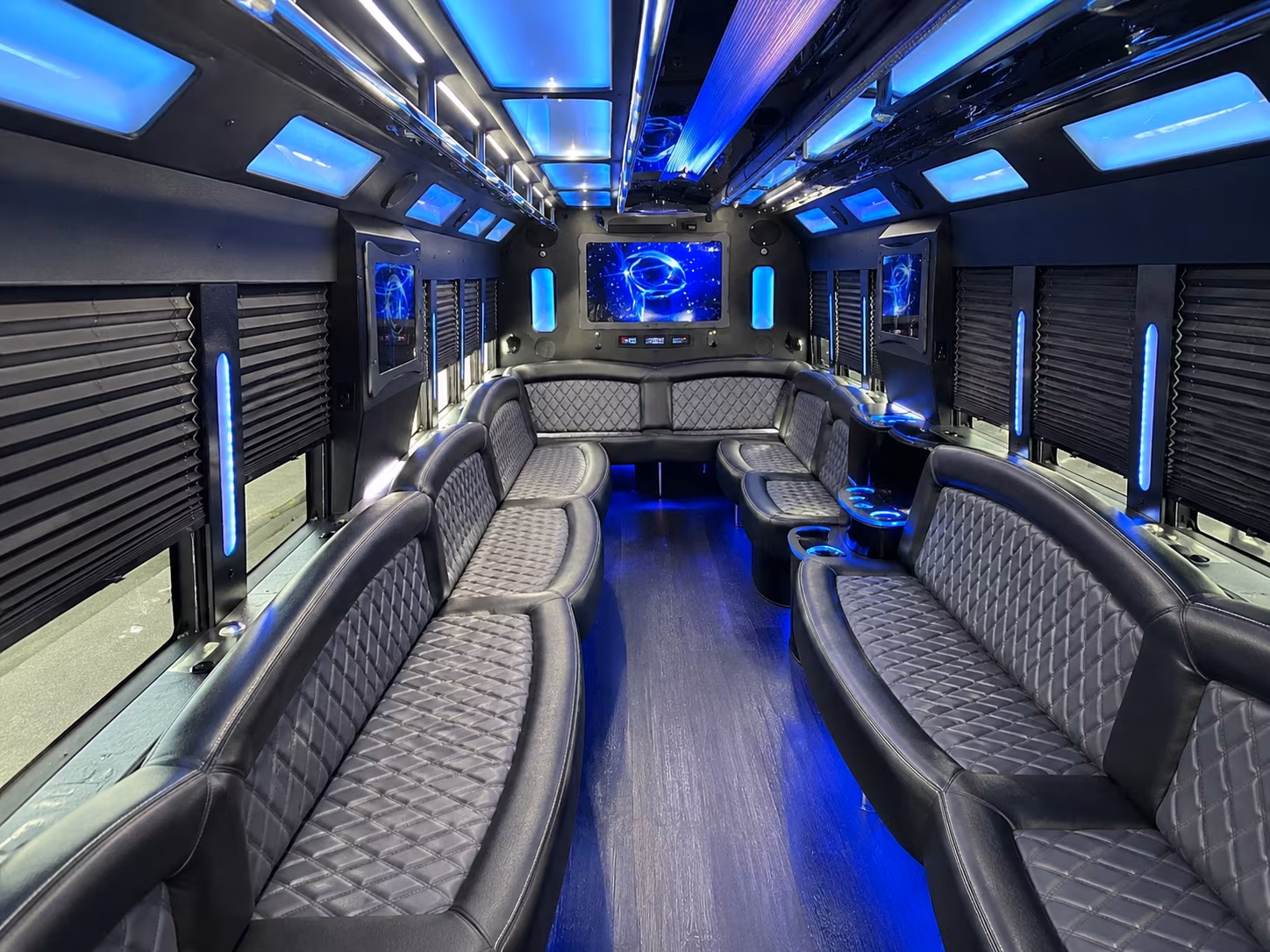 bachelorette and birthday party buses through downtown fullerton