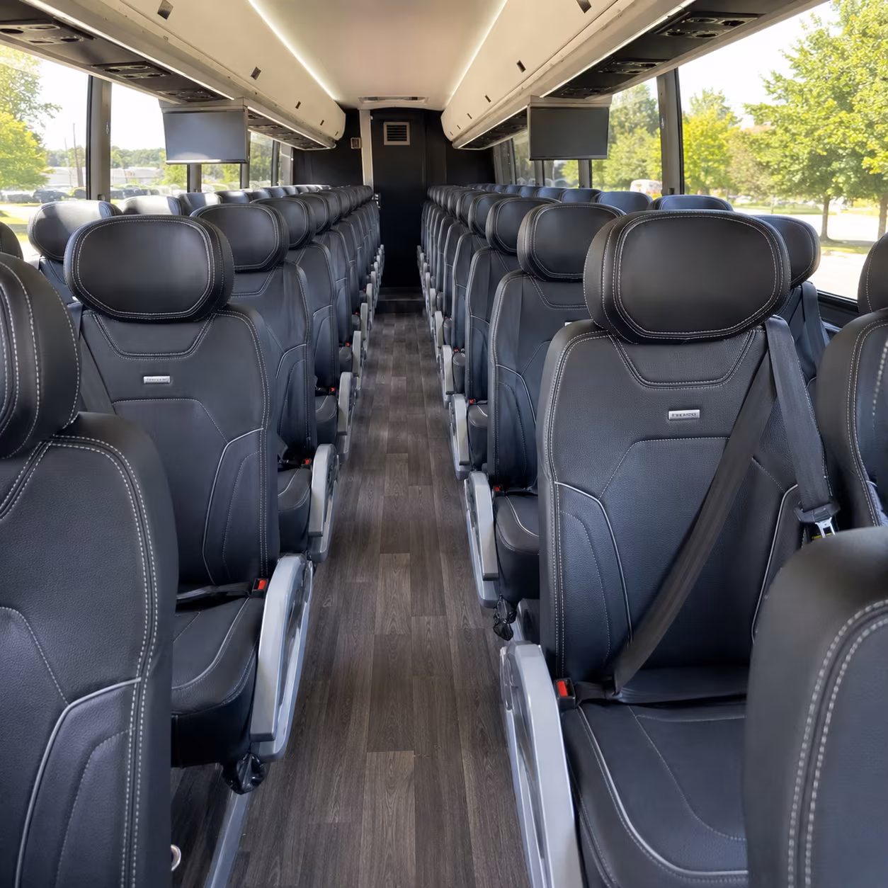 fullerton charter bus interior