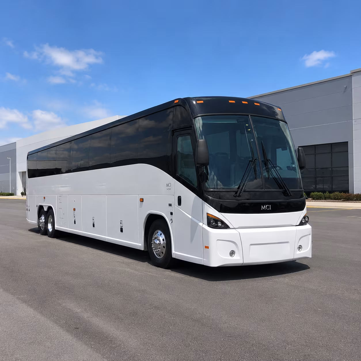 fullerton charter bus rental exterior