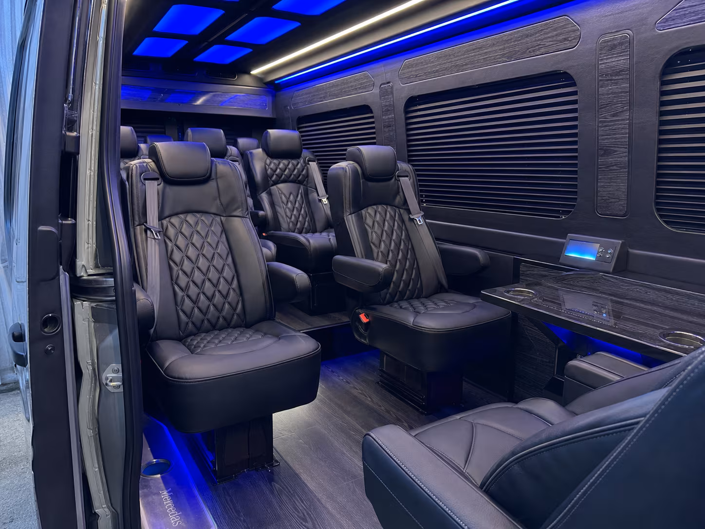 sprinter van transportation for groups and events across fullerton